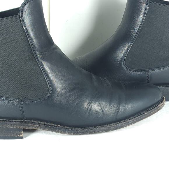 THURSDAY Boot Company Men’s Cavalier US8,5 Black Leather Pull On Chelsea Boots